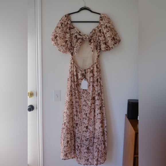 English Factory Linen Floral Maxi Dress medium - Picture 5 of 8